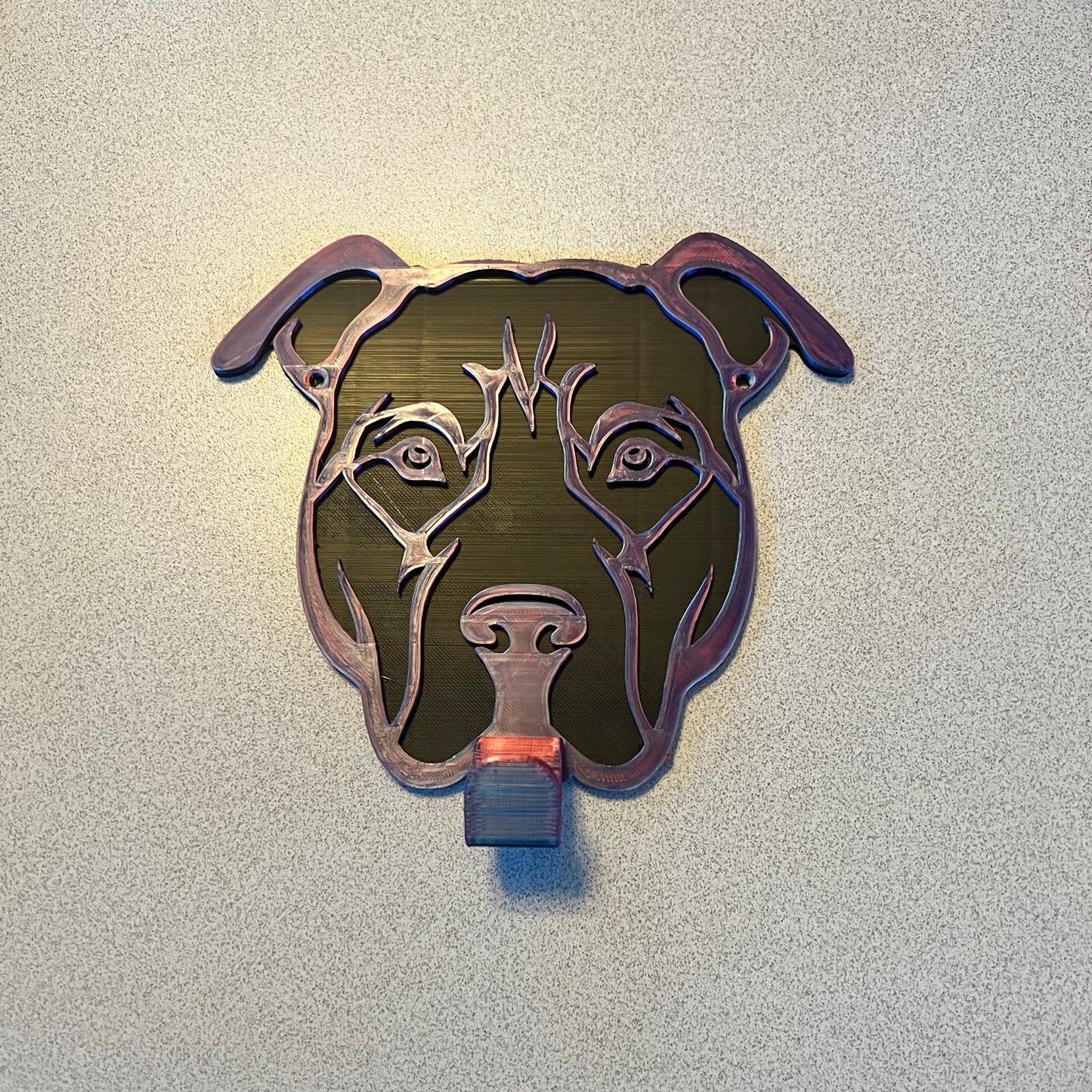 Pitbull Terrier Leash Holder