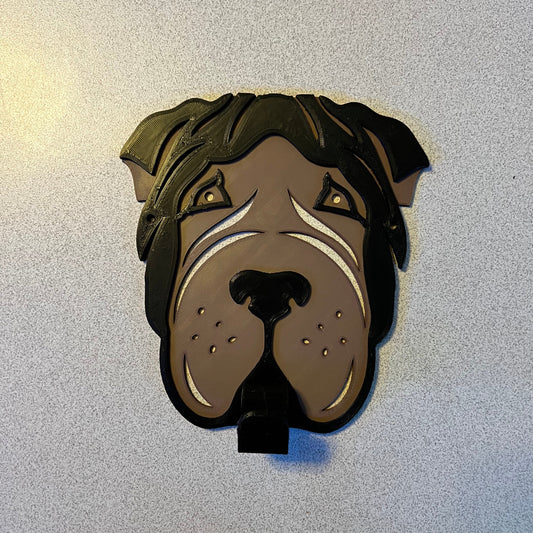 Shar Pei Leash Holder