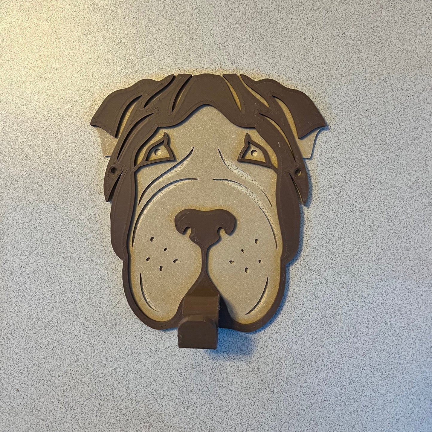 Shar Pei Leash Holder