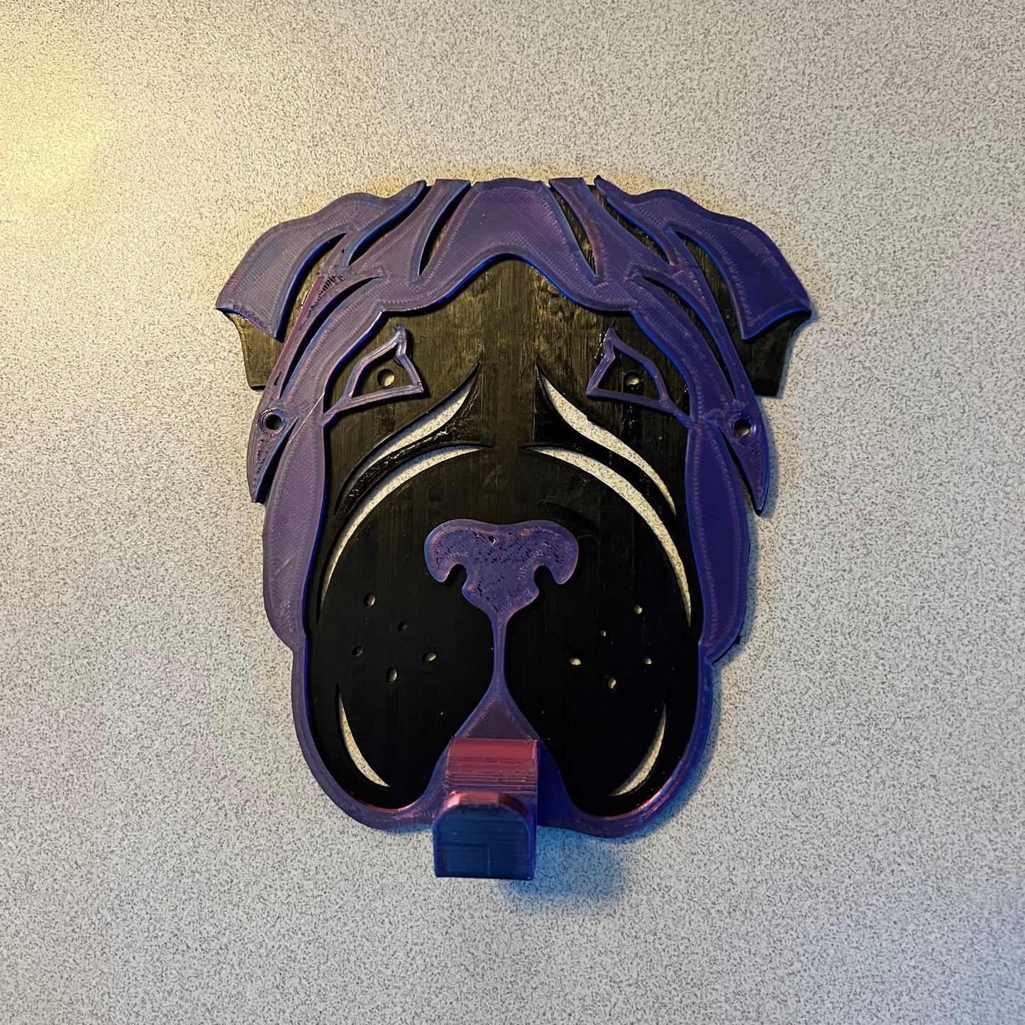 Shar Pei Leash Holder