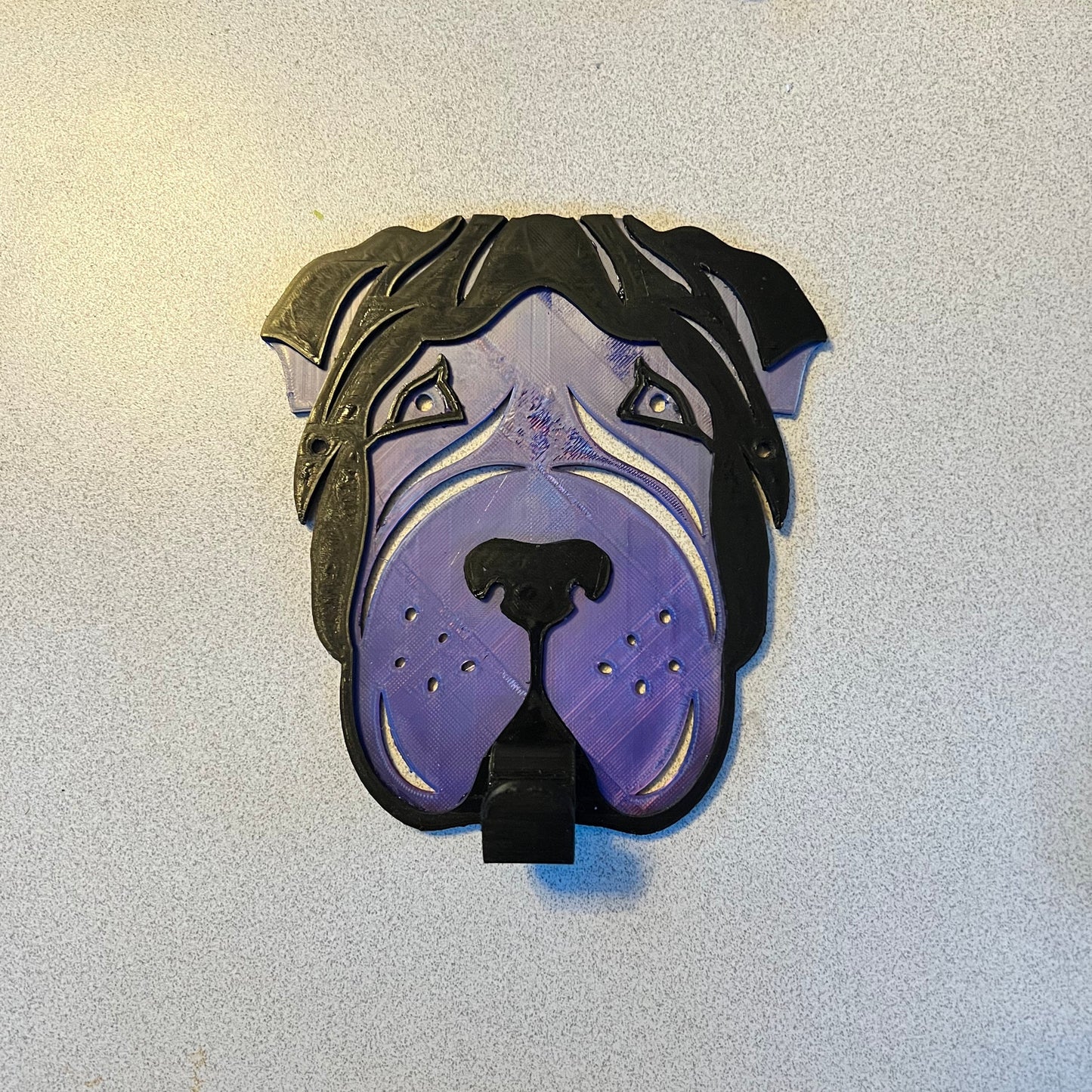 Shar Pei Leash Holder