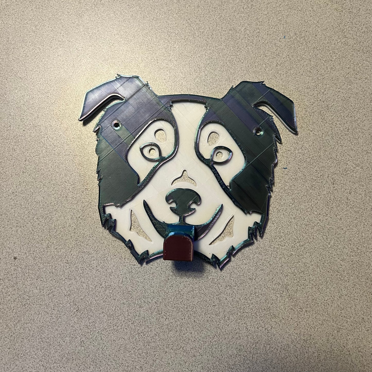 Border Collie Leash Holder