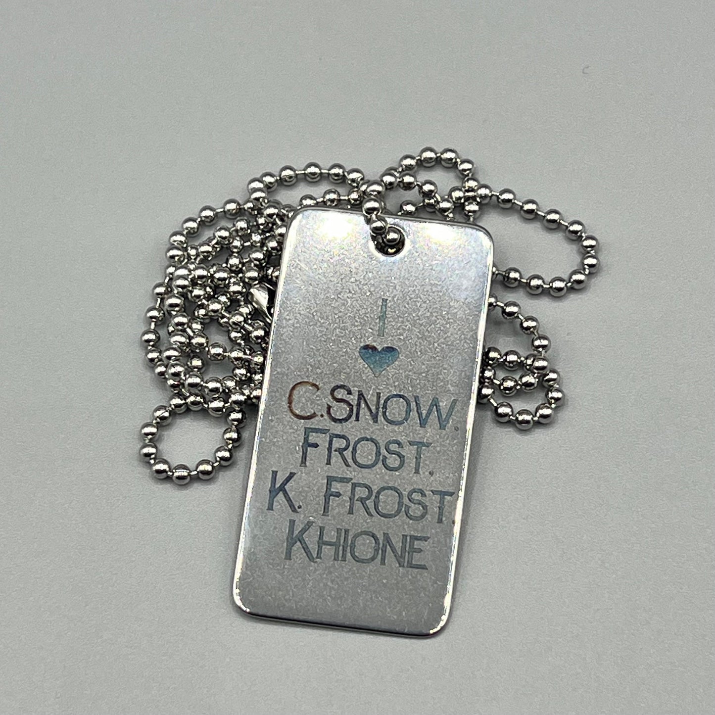 Necklaces with a message